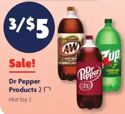 Family Dollar Dr Pepper Products offer