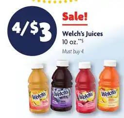 Family Dollar Welch's Juices offer