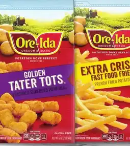 Family Dollar Ore-Ida Crispy Waffle Fries 22 oz., Extra Crispy Fries 26 oz., or Crispy Crinkles 32 oz offer