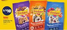 Family Dollar Friskies Dry Cat Food offer