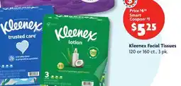 Family Dollar Kleenex Facial Tissues offer