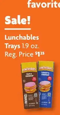 Family Dollar Lunchables Trays offer