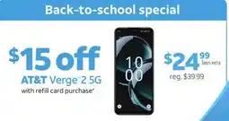 Family Dollar AT&T Verge 2 offer