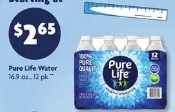 Family Dollar Pure Life Water offer
