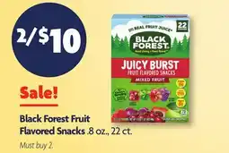 Family Dollar Black Forest Fruit Flavored Snacks offer