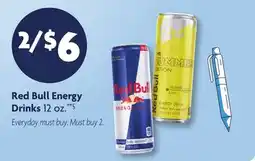 Family Dollar Red Bull Energy Drinks offer