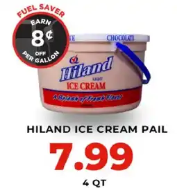 Hy-Vee Hiland ice cream pail offer
