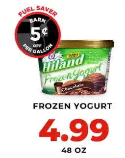 Hy-Vee Hiland frozen yogurt offer