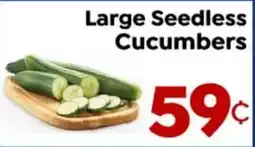 Save a Lot Large Seedless Cucumbers offer