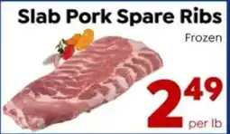 Save a Lot Slab Pork Spare Ribs offer