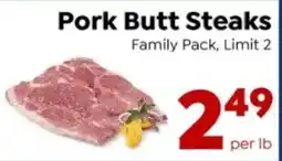Save a Lot Pork Butt Steaks offer