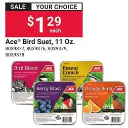 Ace Hardware Ace Bird Suet, 11 Oz offer