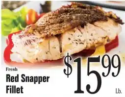 Morton Williams Fresh Red Snapper Fillet offer