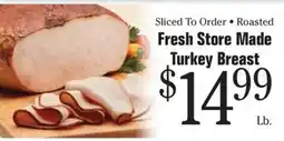 Morton Williams Fresh Store Made Turkey Breast offer