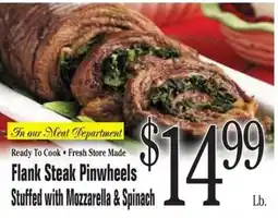 Morton Williams Signature Select Flank Steak Pinwheels offer