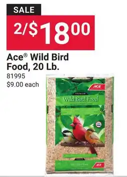 Ace Hardware Ace Wild Bird Food, 20 Lb offer