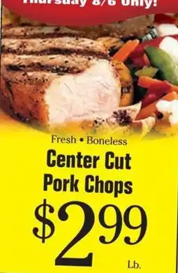 Morton Williams Center Cut Pork Chops offer