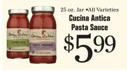 Morton Williams Cucina Antica Pasta Sauce offer
