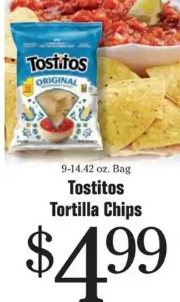 Morton Williams Tostitos Tortilla Chips offer