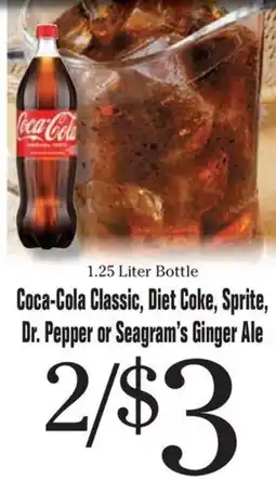 Morton Williams Coca-Cola Classic, Diet Coke, Sprite, Dr. Pepper or Seagram's Ginger Ale offer