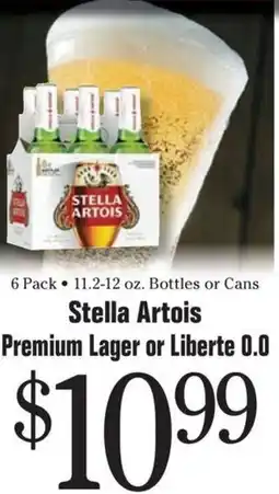 Morton Williams Stella Artois Premium Lager or Liberte 0.0 offer