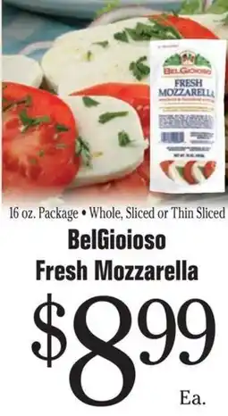Morton Williams BelGioioso Fresh Mozzarella offer