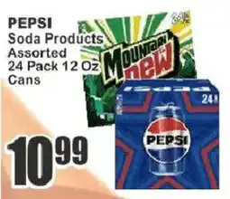 Key Food Pepsi Soda Products Assorted offer