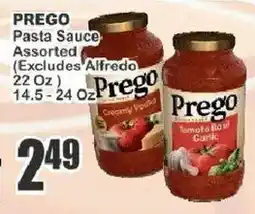 Key Food Prego pasta sauce assorted offer