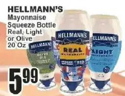 Key Food Hellmann's mayonnaise squeeze bottle offer
