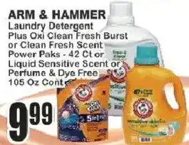 Key Food Arm & Hammer laundry detergent offer