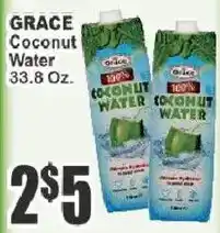 Key Food Grace coconut water offer