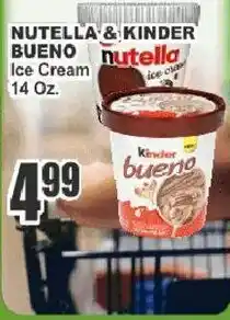 Key Food Nutella & Kinder Bueno Ice Cream offer