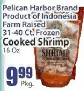 Key Food Pelican Harbor Brand Cooked Shrimp offer