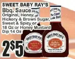 Key Food Sweet Baby Ray's Bbq Sauce offer