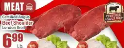 Key Food Certified Angus Beef Shoulder London Broil offer