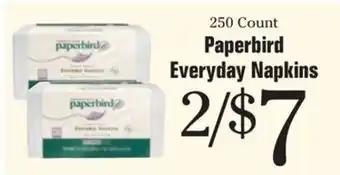 Morton Williams Paperbird everyday napkins offer