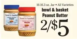 Morton Williams bowl & basket peanut butter offer
