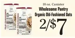 Morton Williams Wholesome Pantry Organic Old-Fashioned Oats offer