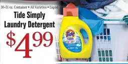 Morton Williams Tide Simply Laundry Detergent offer