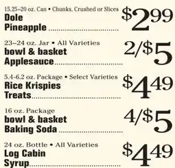 Morton Williams Dole pineapple offer