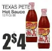 Key Food Texas Pete Hot Sauce offer