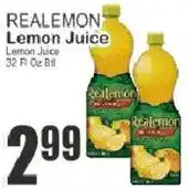 Key Food Realemon lemon juice offer