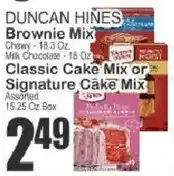 Key Food Duncan Hines brownie mix offer