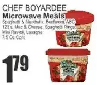 Key Food Chef boyardee microwave meals offer