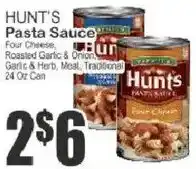 Key Food Hunt's Pasta Sauce offer