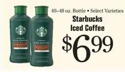 Morton Williams Starbucks iced coffee offer
