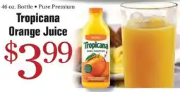 Morton Williams Tropicana orange juice offer