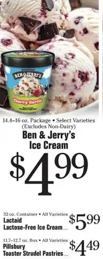 Morton Williams Ben & Jerry's Ice Cream offer
