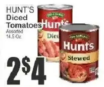 Key Food Hunt's diced tomatoes offer