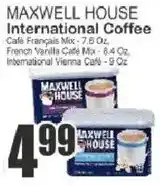 Key Food Maxwell house international coffee offer
